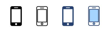 Telefon simgesi vektörü. Çağrı kodu ve sembol. telefon sembolü