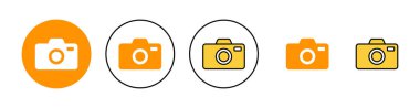 Camera icon vector for web and mobile app. photo camera sign and symbol. photography icon.