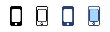 Telefon simgesi vektörü. Çağrı kodu ve sembol. telefon sembolü