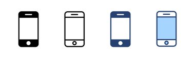 Telefon simgesi vektörü. Çağrı kodu ve sembol. telefon sembolü