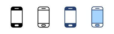 Telefon simgesi vektörü. Çağrı kodu ve sembol. telefon sembolü