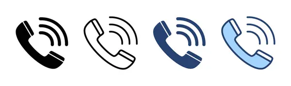 Κλήση Διάνυσμα Εικονίδιο Τηλεφωνικό Σήμα Και Σύμβολο Εικονίδιο Τηλεφώνου Επικοινωνήστε Royalty Free Διανύσματα Αρχείου