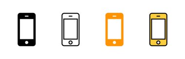 Telefon simgesi ayarlandı. Çağrı kodu ve sembol. telefon sembolü