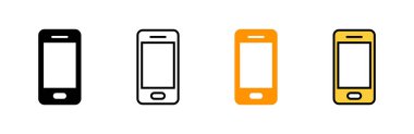 Telefon simgesi ayarlandı. Çağrı kodu ve sembol. telefon sembolü