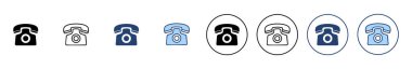 Telefon ikonu vektörü. telefon işareti ve sembol