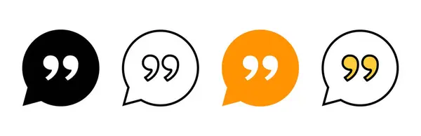 Simge kümesi vektörü. Tırnak işareti ve sembol