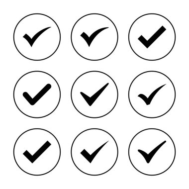 İşaret simgesi vektörünü kontrol et. İşaret işareti ve sembol