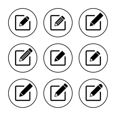 Simge vektörünü düzenle. Belge imza ve sembolünü düzenle. Metin simgesini düzenle. Kalem. kaydolun