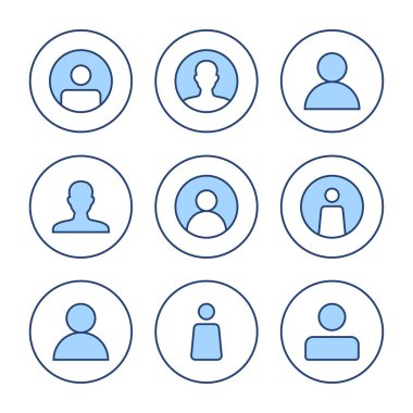 Kullanıcı simgesi vektörü. İmza ve sembol. insanlar simgesi. 