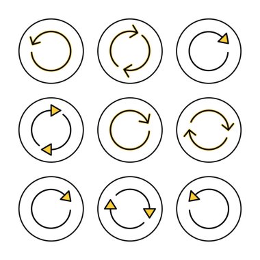 Simge ayarlama vektörünü tazele. İşareti ve sembolü yeniden yükle. Simgeyi güncelle.