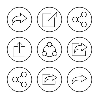 Simge kümesi vektörünü paylaş. İşaret ve sembol paylaşımı