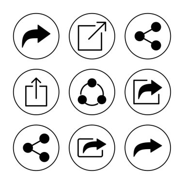 Simge kümesi vektörünü paylaş. İşaret ve sembol paylaşımı