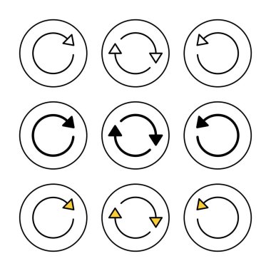 Simge ayarlama vektörünü tazele. İşareti ve sembolü yeniden yükle. Simgeyi güncelle.