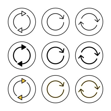 Simge ayarlama vektörünü tazele. İşareti ve sembolü yeniden yükle. Simgeyi güncelle.
