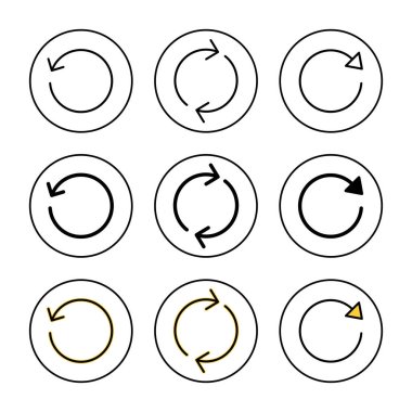 Simge ayarlama vektörünü tazele. İşareti ve sembolü yeniden yükle. Simgeyi güncelle.