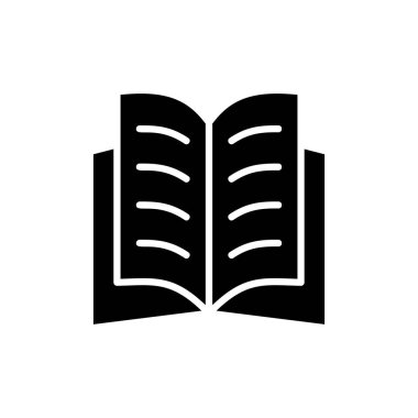 Book icon vector for web and mobile app. open book sign and symbol. ebook icon