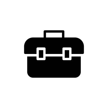 Briefcase icon vector for web and mobile app. suitcase sign and symbol. luggage symbol.