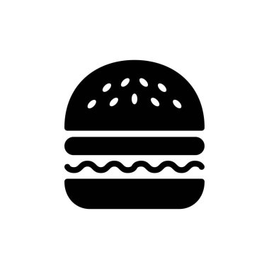 Burger icon vector for web and mobile app. burger sign and symbol. hamburger
