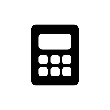 Calculator icon vector for web and mobile app. Accounting calculator sign and symbol.