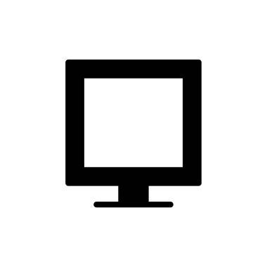 Computer icon vector for web and mobile app. computer monitor sign and symbol