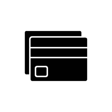 Credit card icon vector for web and mobile app. Credit card payment sign and symbol