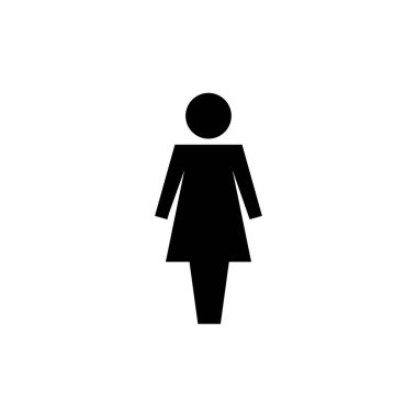 Female icon vector for web and mobile app. woman sign and symbol