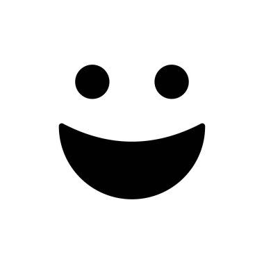 Web ve mobil uygulama için gülümse simgesi vektörü. Gülümseme simgesi. Geribildirim işareti ve sembol