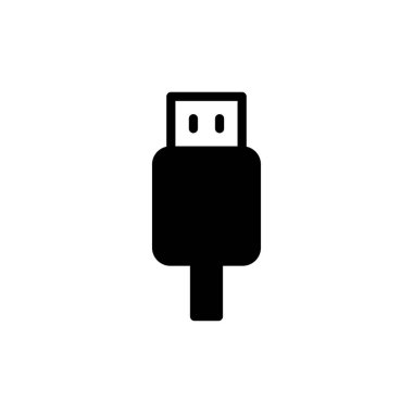 Web ve mobil uygulama için Usb simgesi vektörü. Flaş disk işareti ve sembol. Flash disk işareti.