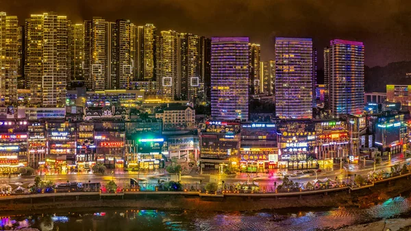 Luftaufnahme Des Stadtbildes Von Guiyang Guizhou China — Stockfoto