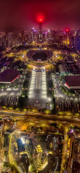 Widok Lotu Ptaka Miasto Guangzhou Chiny — Zdjęcie stockowe