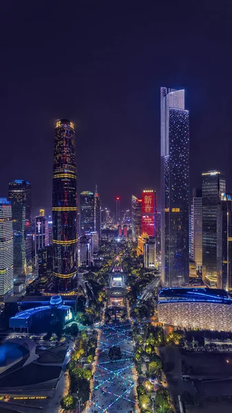 Gatuscenerna Guangzhou Kinesisk Stad Tre Åren Covid Pandemin — Stockfoto