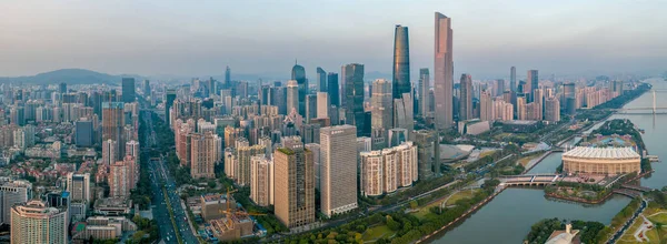 Guangzhou Egy Kínai Város Utcai Jelenetei Covid Járvány Három Éve — Stock Fotó