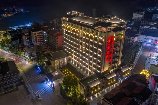 Hechi, Liuzhou ve Laibin de dahil olmak üzere Çin 'in Guangxi kentinin kırsal manzarası.