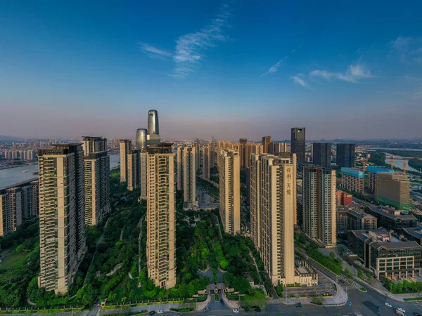 Luftaufnahme Des Stadtbildes Von Guangzhou China — Stockfoto