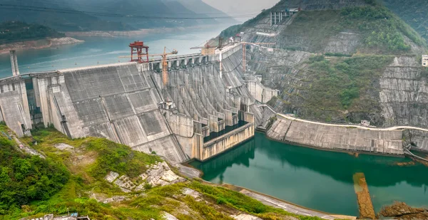 stock image The scenery of Longtan Hydroelectric Power Station and Longtan Grand Canyon in Tian'e County, Guangxi, China.