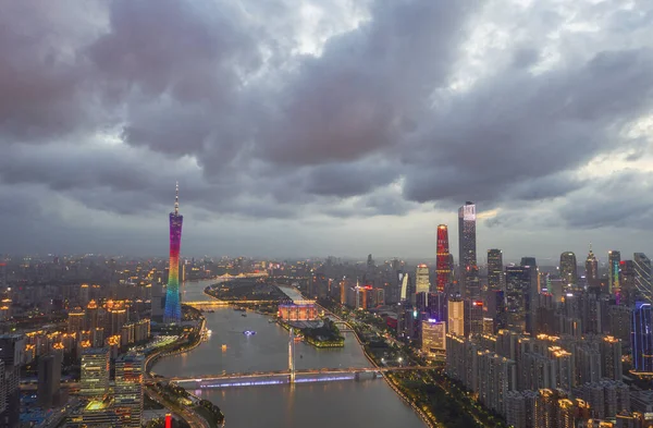 Вуличні Сцени Гуанчжоу Китайського Міста Протягом Трьох Років Пандемії Covid — стокове фото