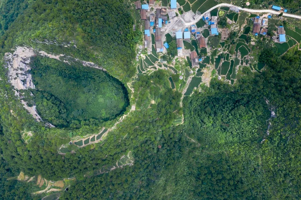 Daxiaojing Scenic Area Renlian Tiankeng Luodian County Qiannan Guizhou China — Stock Photo, Image