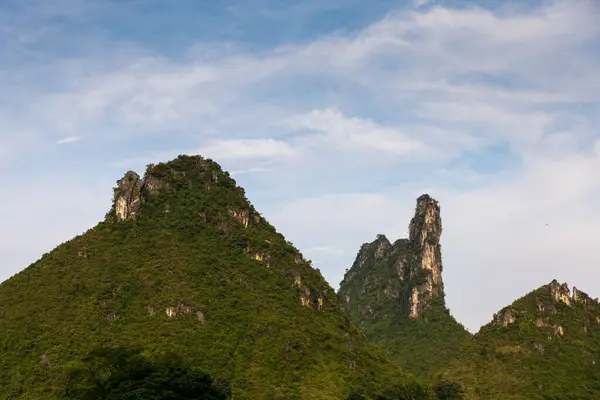 新西省 広西省 中国のカルスト風景 ストック画像