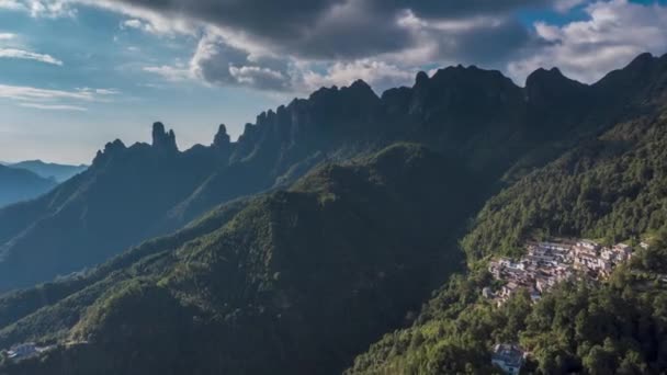 Cattura Riprese Aeree Vari Paesaggi Nella Provincia Del Guangxi Cina — Video Stock