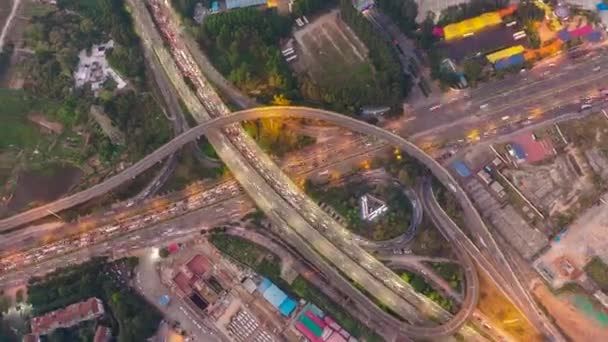 Отложенная Аэрофотосъемка Современного Городского Ландшафта Гуанчжоу 2019 2020 Годах Включая — стоковое видео