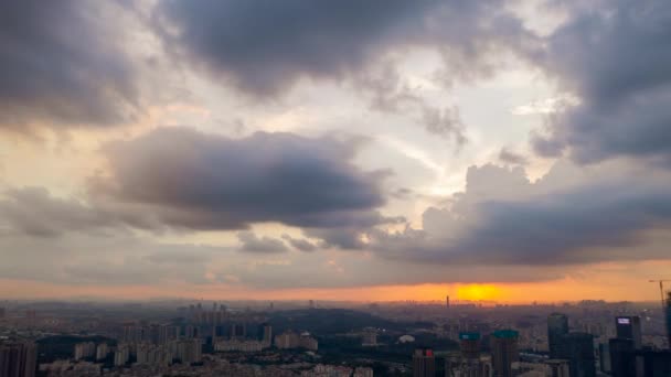 Fotografia Aerea Ritardata Del Moderno Paesaggio Urbano Guangzhou Nel 2019 — Video Stock