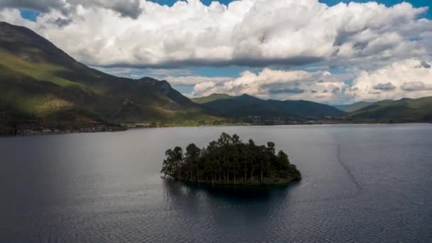 Yunnan Çin Deki Lugu Gölü Nden Sichuan Daki Daocheng Yading — Stok video