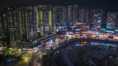 Guiyang City, Guizhou, Çin 'deki şehir manzarası..