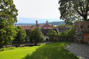 Ortaçağ Kalesi akershus fortress Oslo. Norveç