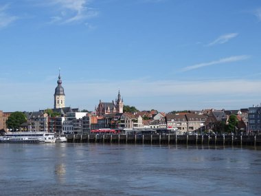 Belçika 'nın Temse kasabasının Panoraması