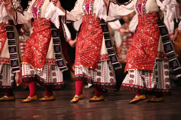 Sofia Bulgarie Mars 2023 Des Gens Costumes Folkloriques Traditionnels Exécutent — Photo