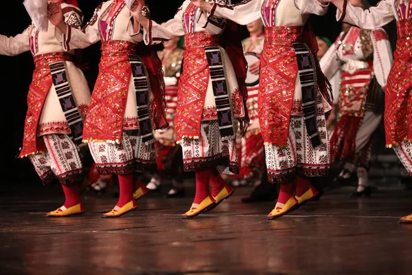 Sofía Bulgaria Marzo 2023 Gente Con Trajes Populares Tradicionales Realiza —  Fotos de Stock