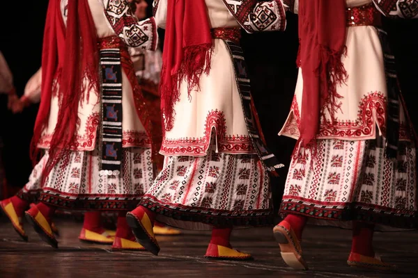 Sofía Bulgaria Marzo 2023 Gente Con Trajes Populares Tradicionales Realiza —  Fotos de Stock