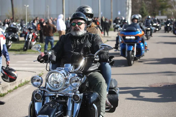 Sofia Bulgarien Mars 2023 Cyklister Firade Öppnandet Motorcykel Säsong Med — Stockfoto