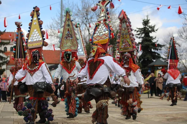 Elin Pelin Bulgarije Maart 2023 Masquerade Festival Elin Pelin Bulgarije — Stockfoto